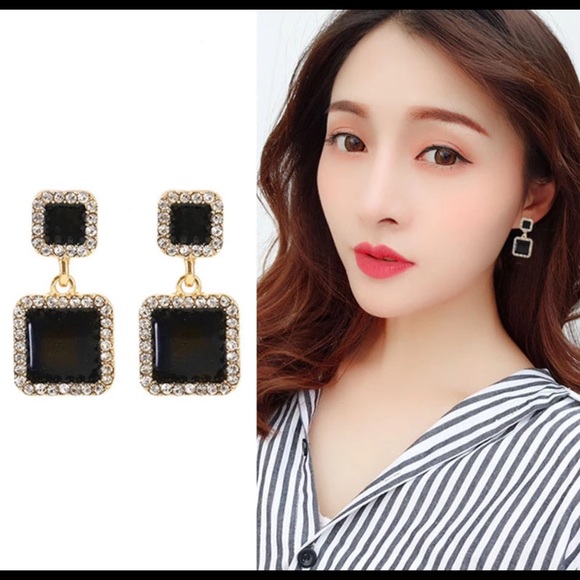 ❄️Trendy Modern Earrings Square Drop - Picture 4 of 4